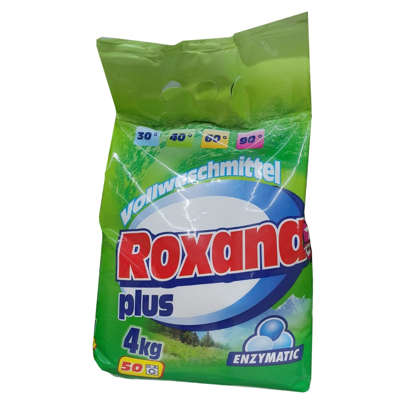 Detergent automat Roxana Plus, 4 kg, 50 spalari, calitate superioara germana