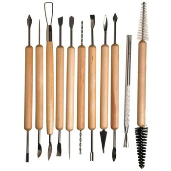 Unelte Modelaj DACO, Pentru Lut si Plastilina, Material Lemn si Metal, 11 Buc/Set Unelte Modelaj DACO, Pentru Lut si Plastilina, Material Lemn si Metal, 11 Buc/Set