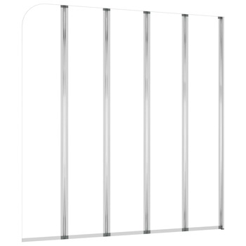Cabina de dus, vidaXL, 5 panouri, Sticla securizata/Aluminiu, 120 x 140 cm, Transparent Cabina de dus, vidaXL, 5 panouri, Sticla securizata/Aluminiu, 120 x 140 cm, Transparent