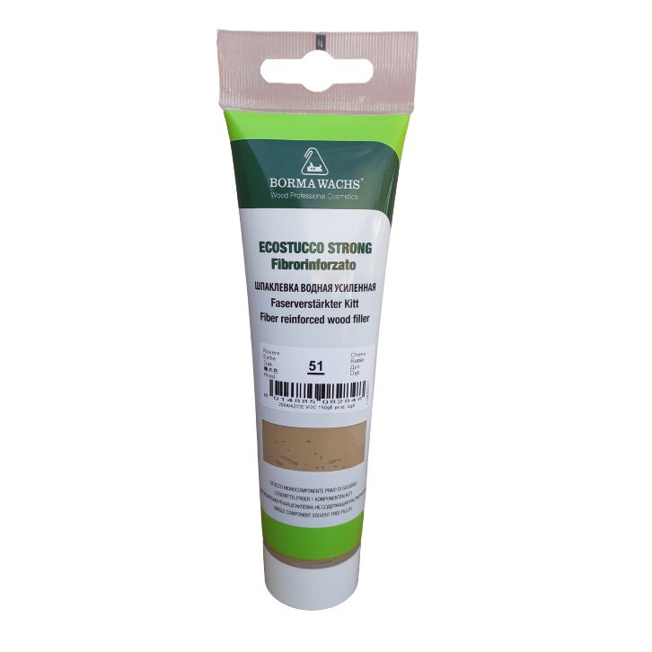 Chit de ranforsare pentru lemn, BORMA WACHS, culoare stejar, tub 250 ml