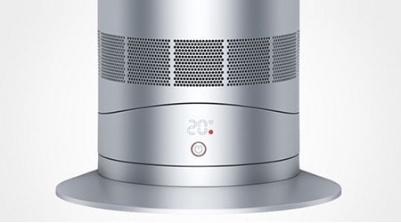 Aeroterma si ventilator Dyson Hot + Cool™ AM09, 2000W, 1-37°C, Alb