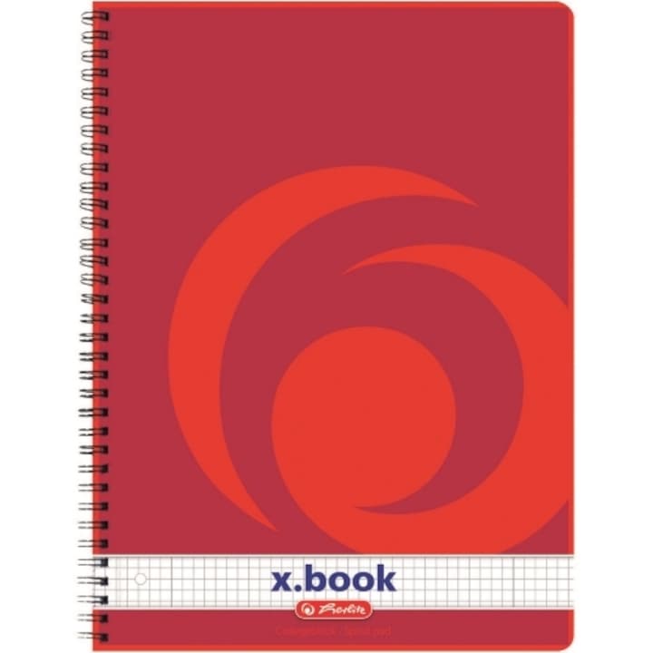 Caiet Herlitz Excollege, A4, matematica, spirala, 80 file