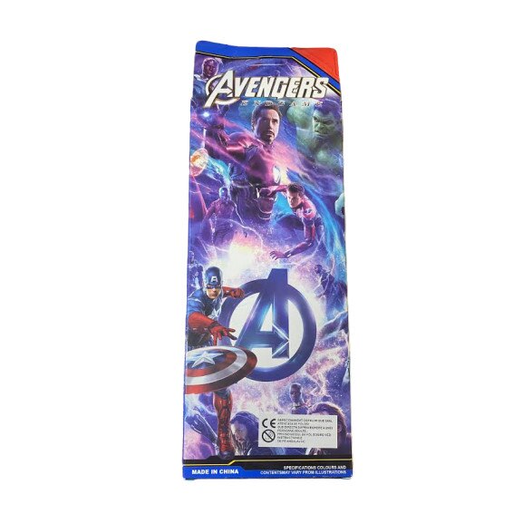 Set 4 machete de metal, 8 cm, Avengers