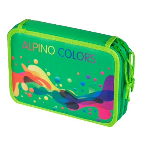 Penar dublu ALPINO cu 2 fermoare, echipat, Colors
