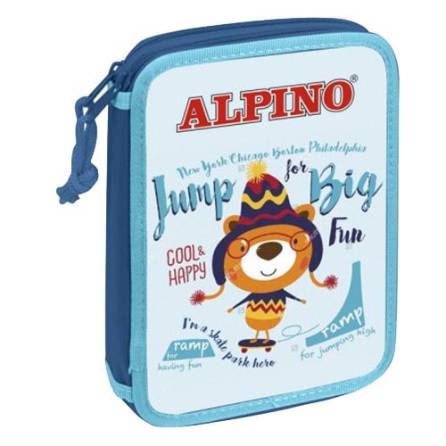 Penar dublu ALPINO cu 2 fermoare, echipat,Jump Big