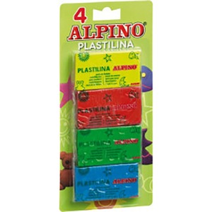 KIT PLASTILINA ALPINO 7 COLORES + ACCESORIOS (DP000055)