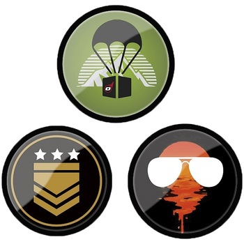 Insigne, 3buc/set, Roller Nikidom, Gamer Insigne, 3buc/set, Roller Nikidom, Gamer