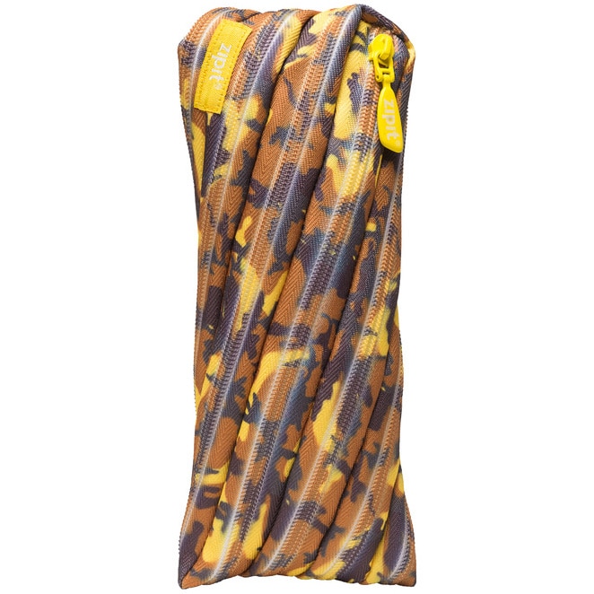 Penar cu fermoar ZIPIT Camouflage - albastru cu galben