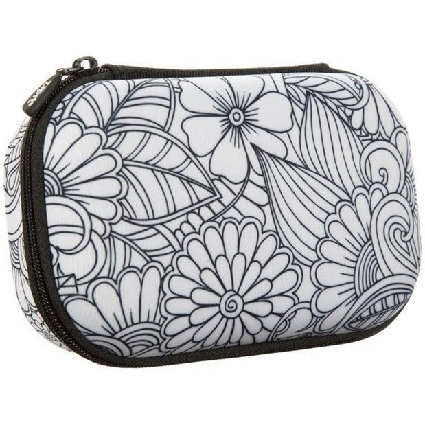 Penar cu fermoar ZIPIT Color In Storage box - Big Flowers