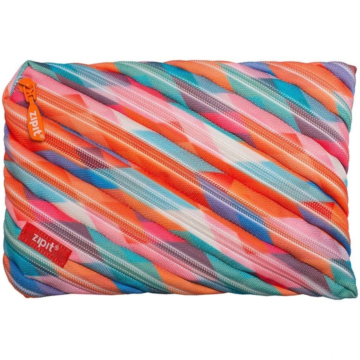 Моливник ZIPIT с цип Colorz Jumbo, Многоцветен