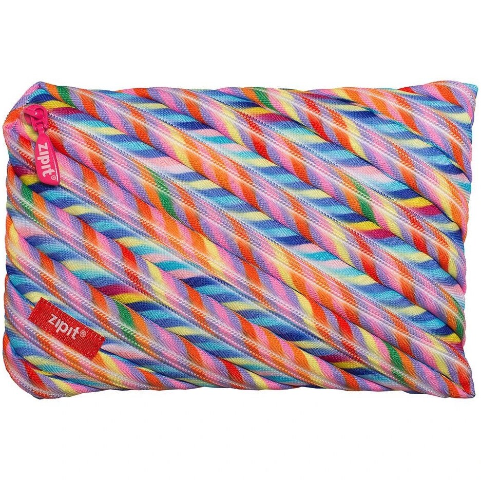 Penar cu fermoar ZIPIT Colorz Jumbo - multicolor dungi
