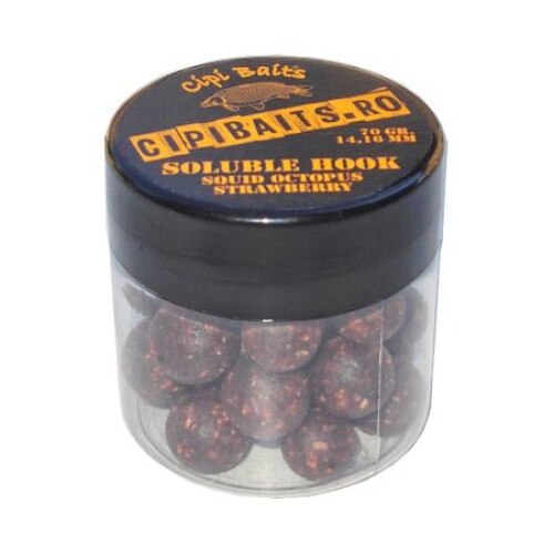 Boilies Solubil Squid Octopus Strawberry