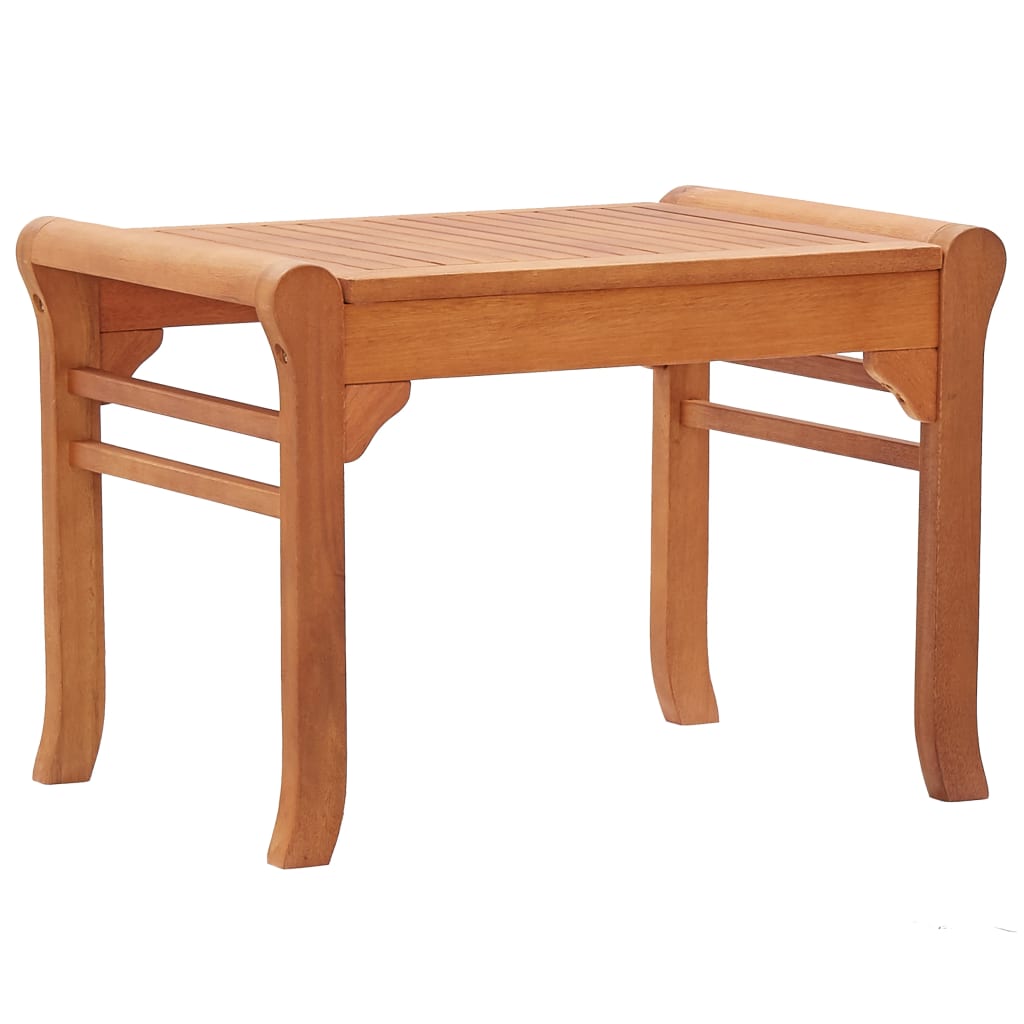 Banca de gradina, vidaXL, Lemn de eucalipt, 64 x 44 x 45 cm, Maro