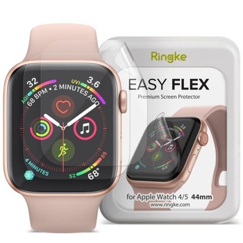 Set 3 folii protectie transparenta TPU Case friendly Ringke Easy Flex Apple Watch 4/5/6/7/SE (44/45mm) Set 3 folii protectie transparenta TPU Case friendly Ringke Easy Flex Apple Watch 4/5/6/7/SE (44/45mm)