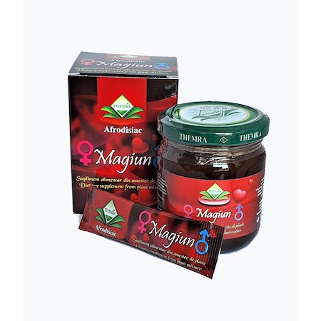 Afrodisiac Themra Magiun, Supliment Potenta, unisex , Set 240g + plic 12g 100% Natural