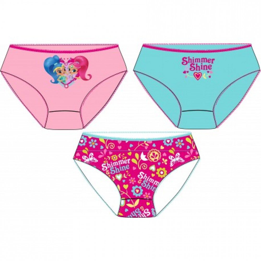 Set chilot fete Shimmer&Shine, culoare roz si albastru 608