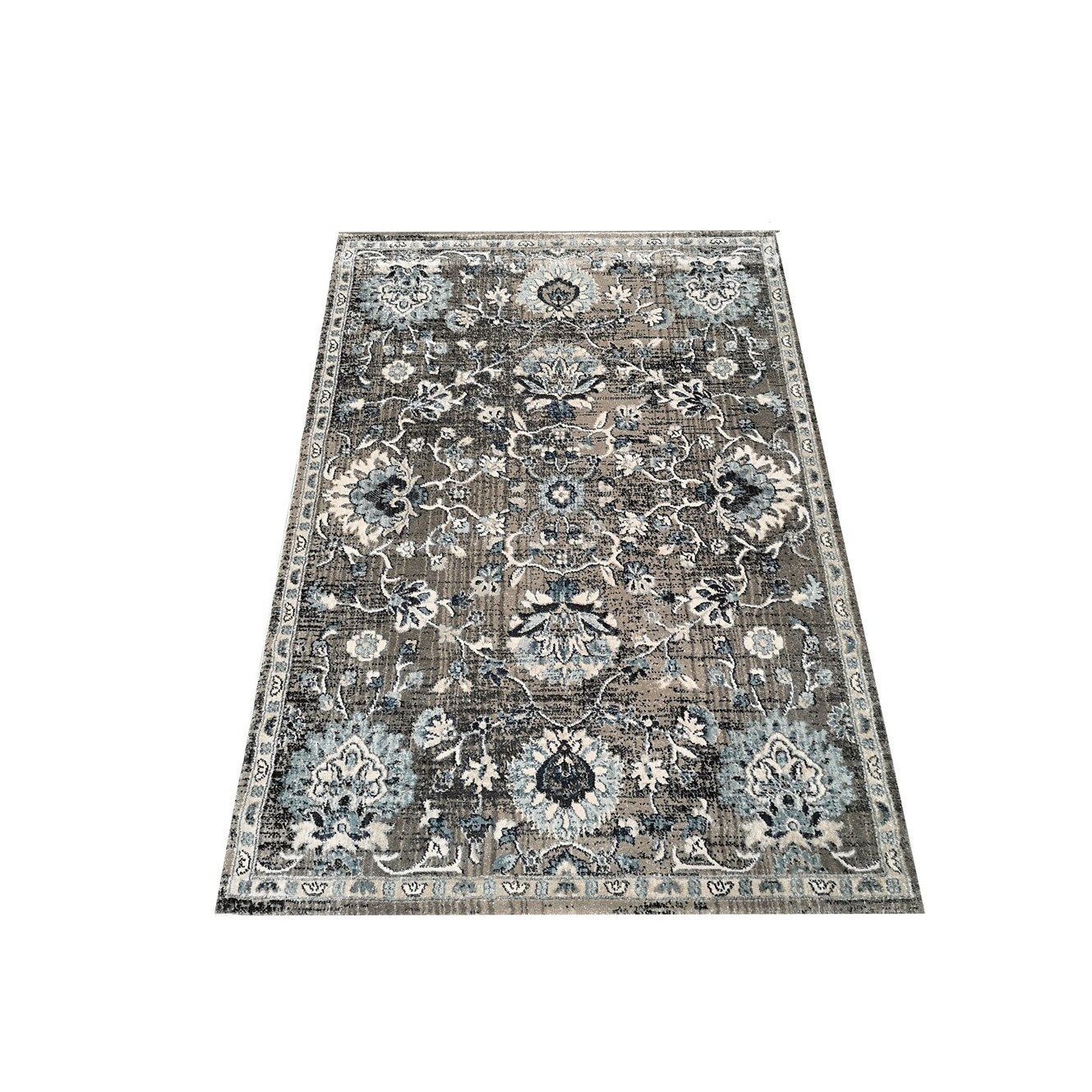 Covor RAKKAS 80 x 150 Clasic 0098A Gri Deschis/Gri