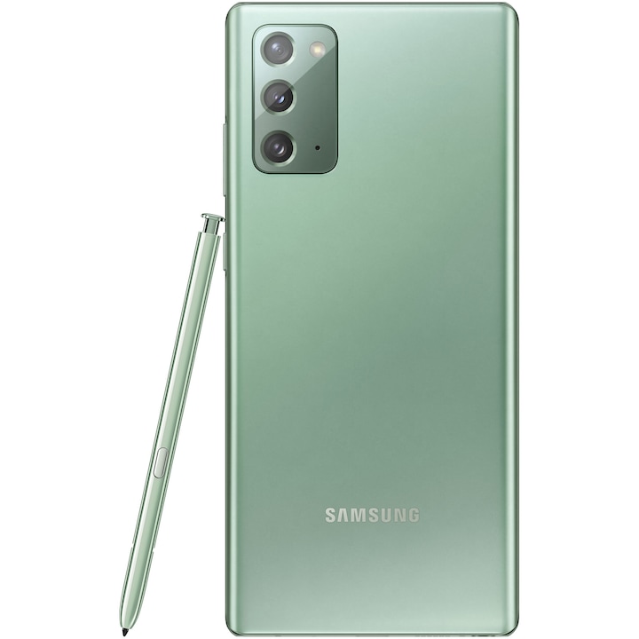 Telefon mobil Samsung Galaxy Note 20, Dual SIM, 256GB, 8GB RAM, 4G, Mystic Green