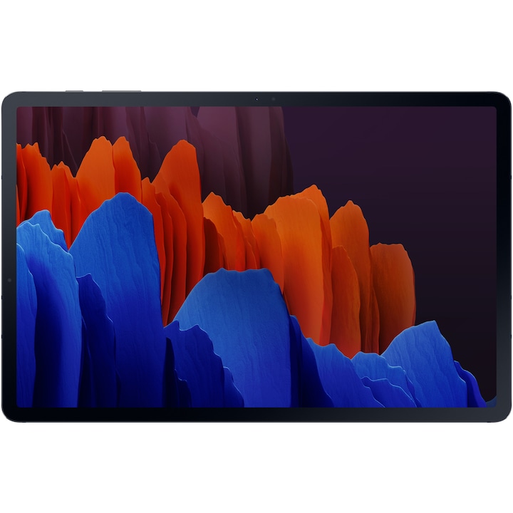 Samsung Galaxy Tab S7 Plus T976 5G tablet, Snapdragon 865+ Octa-Core processzor, 12.4 sAMOLED, 6GB RAM, 128 GB, 13 MP, Wi-Fi + 5G, Android 10, Fekete