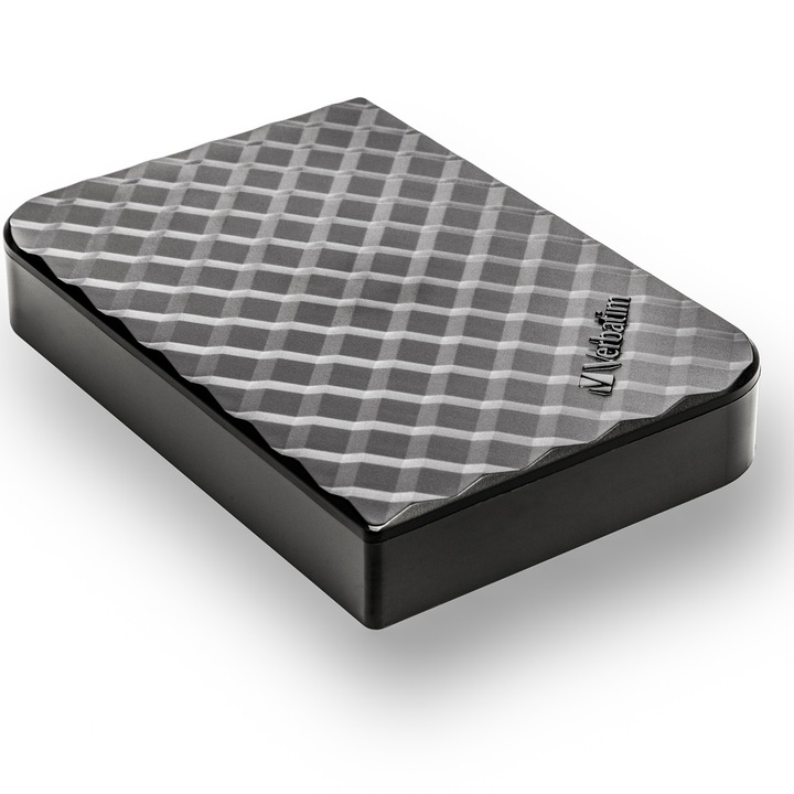 Külső merevlemez Verbatim Store 'n' Go 4 TB, 2,5 hüvelykes, USB 3.0, fekete