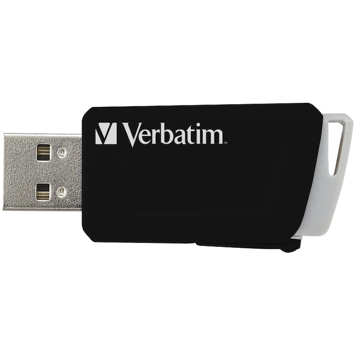 Memorie USB Verbatim Store'n'Click, USB 3.2, 32GB, Negru