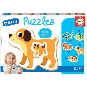 Puzzle 5 in 1 Educa Baby - Animals Puzzle 5 in 1 Educa Baby - Animals