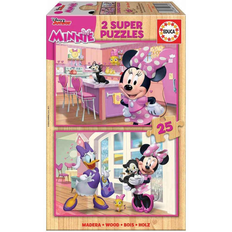 Puzzle 2D CLEMENTONI Quebra-cabeça minnie floor happy helpers disney