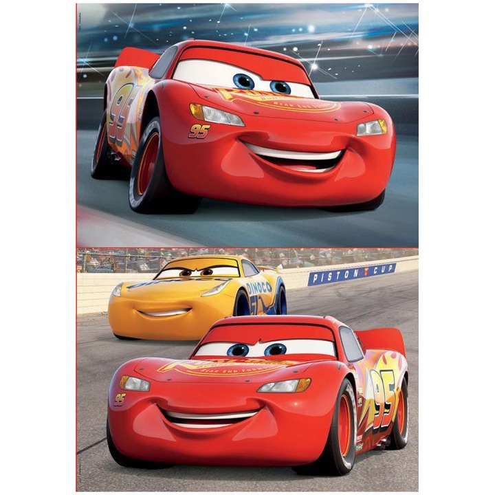 Пъзел 2 in 1 Educa - Disney Cars 3, 2x48 части