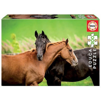 Puzzle Educa - Horses, 200 piese Puzzle Educa - Horses, 200 piese