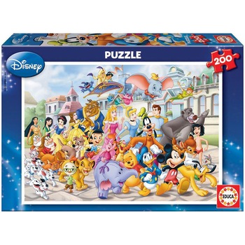 Puzzle Educa - Disney parade , 200 piese Puzzle Educa - Disney parade , 200 piese