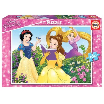 Puzzle Educa - Disney Princesses, 100 piese Puzzle Educa - Disney Princesses, 100 piese