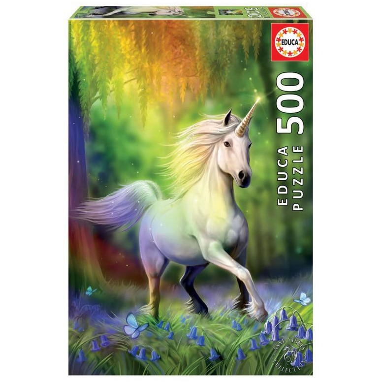 Puzzle Educa - Anne Stokes, Chase the rainbow, 500 piese