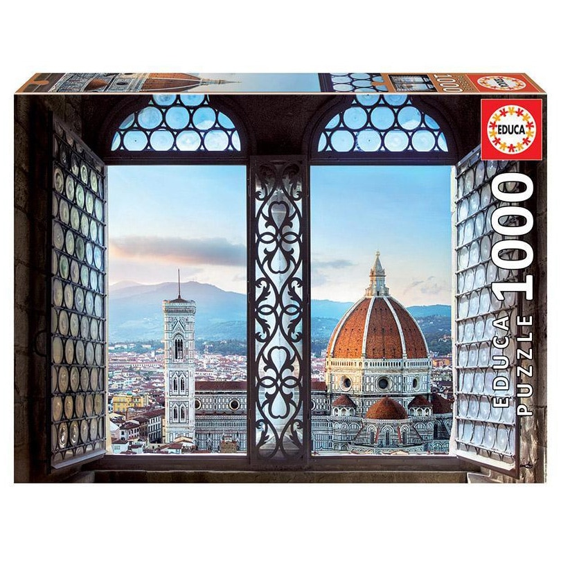 Puzzle Educa - Views of Florence, Italy, 1000 piese