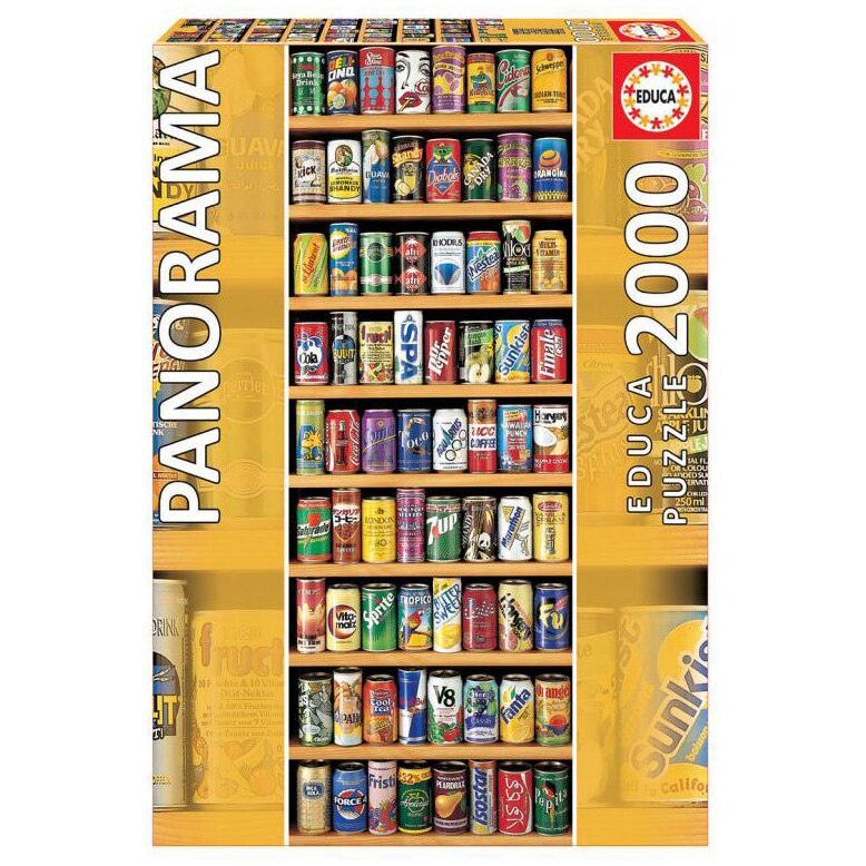 Puzzle Educa - Soft cans, 2000 piese