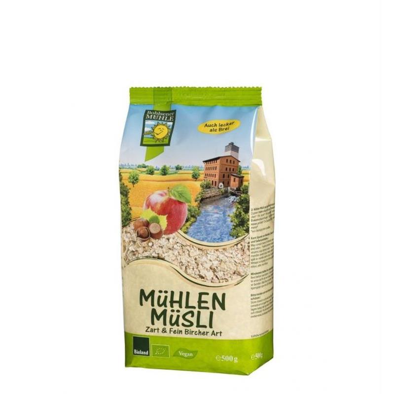 Musli Ecologici Fini cu Mere si Alune Bohlsener Pronat 500gr