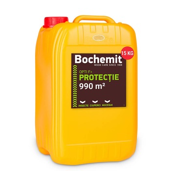 Solutie tratare preventiva lemn Bochemit Opti F+ 15Kg transparent 990mp Solutie tratare preventiva lemn Bochemit Opti F+ 15Kg transparent 990mp