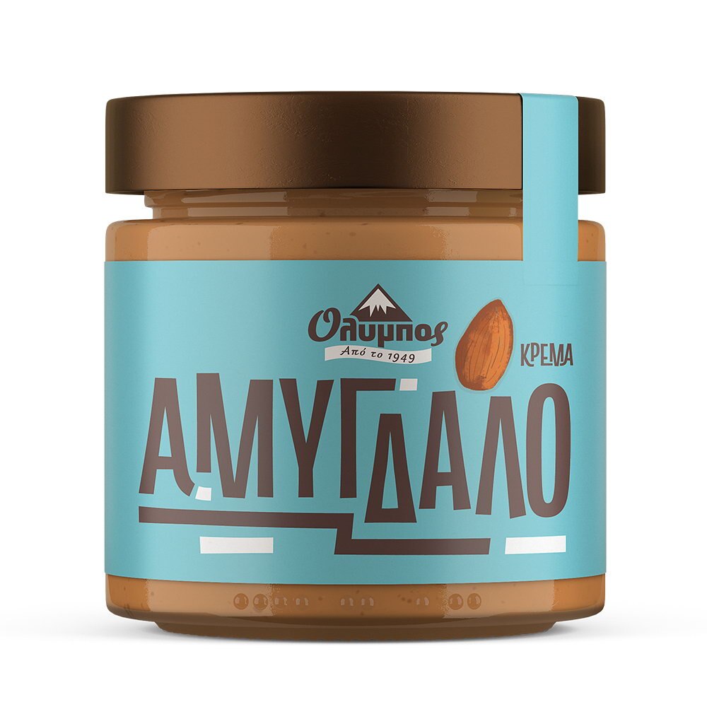 Unt de migdale 100%, natural, fara aditivi, zahar, conservanti, 200g Olympos