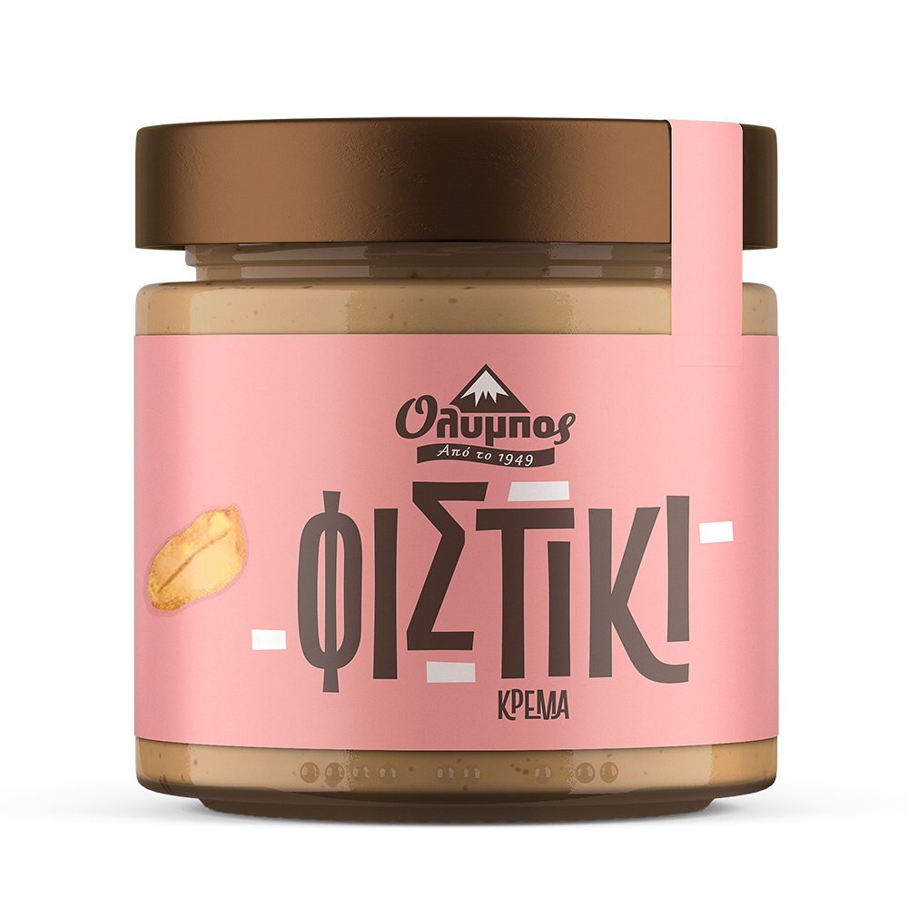 Unt de arahide 100%, natural, fara aditivi, zahar, conservanti, 200g Olympos