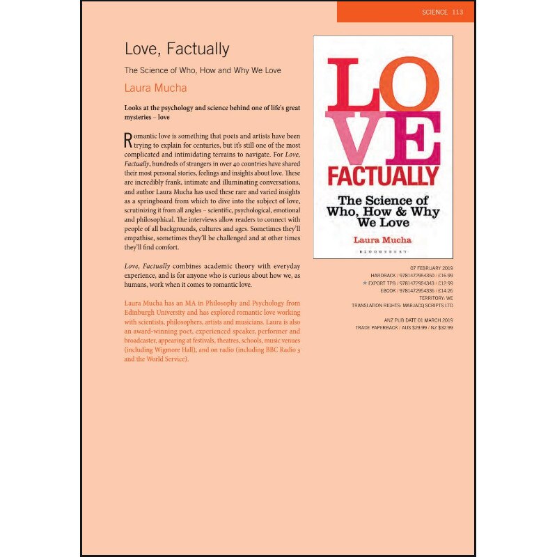 Love Factually - Laura Mucha, editia 2019