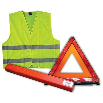 Pachet triunghi + vesta reflectorizanta Pachet triunghi + vesta reflectorizanta