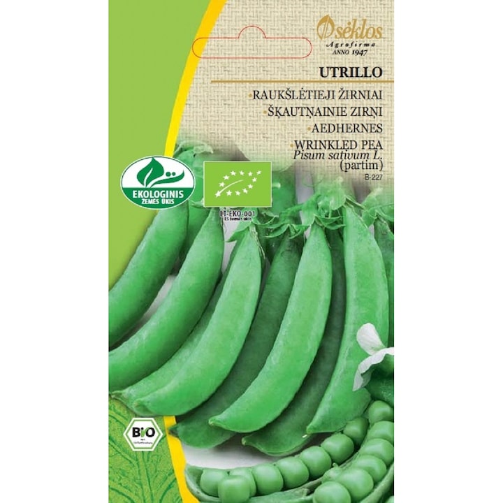 Mazare Utrillo, Bio, Seminte Organice, Soi Timpuriu, plic, 8 grame