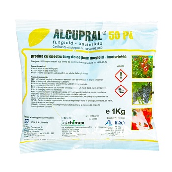 Fungicid Bactericid ALCUPRAL 50 PU - 1Kg Fungicid Bactericid ALCUPRAL 50 PU - 1Kg
