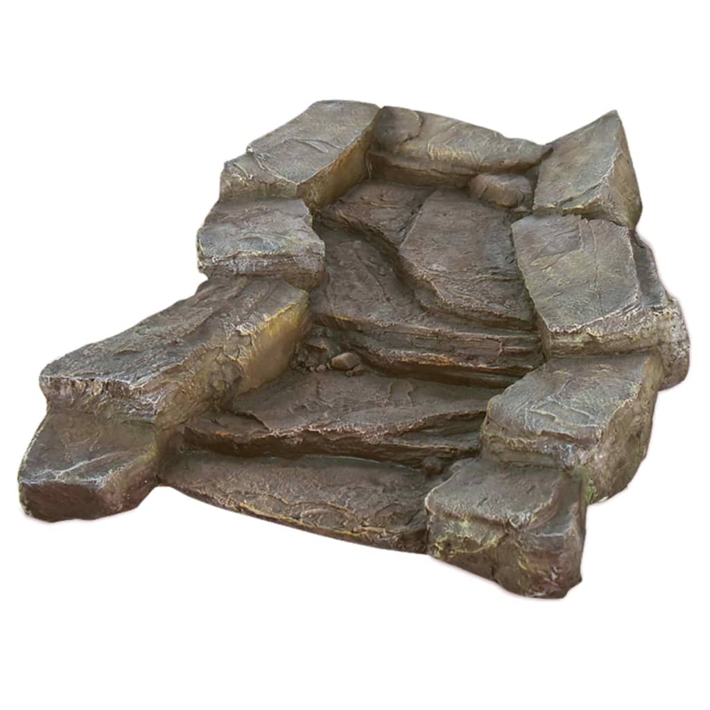 Parau de gradina, Velda, Rasina sintetica, 88 x 65 x 18 cm, Gri