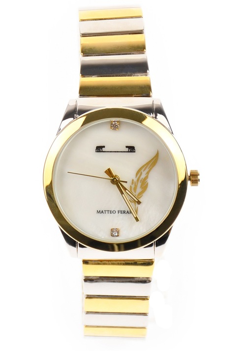 Ceas Dama Matteo Ferari Auriu/Argintiu - MF6630SILVERAGOLD