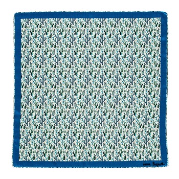 Esarfa matase S twill Vera Cruz blue Esarfa matase S twill Vera Cruz blue