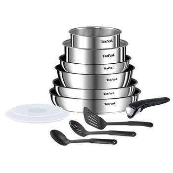 Set 12 piese inox Tefal Ingenio Emotion, inductie Set 12 piese inox Tefal Ingenio Emotion, inductie