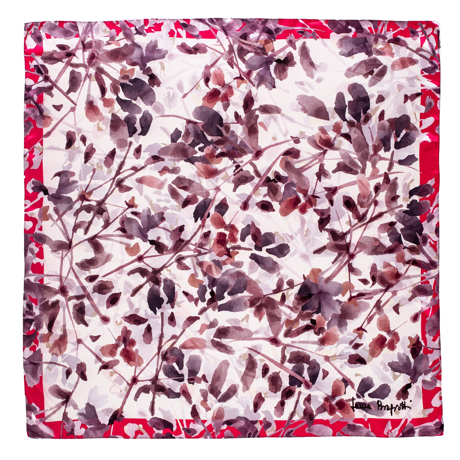 Esarfa matase Autumn Poeme pink