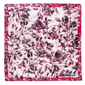 Esarfa matase Autumn Poeme pink Esarfa matase Autumn Poeme pink