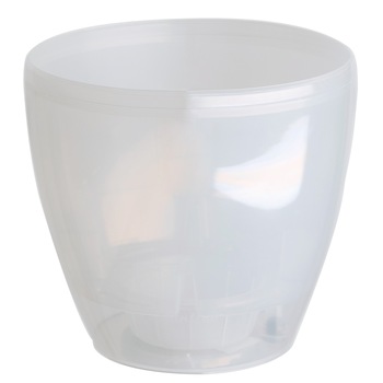 Ghiveci Deco Twin Plus 1.5L transparent, cu sistem de auto-udare Ghiveci Deco Twin Plus 1.5L transparent, cu sistem de auto-udare