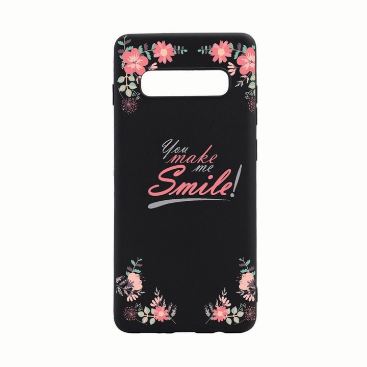 Силиконов калъф Unique за Samsung Galaxy S10 Plus, Smile, B04